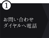 ① お問い合わせ ダイヤルへ電話